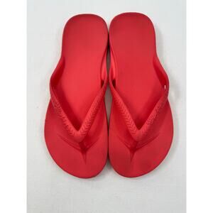 Archies Flip Flops Thong Sandals Orange Pink Salmon Unisex Men’s 9 Women’s 10